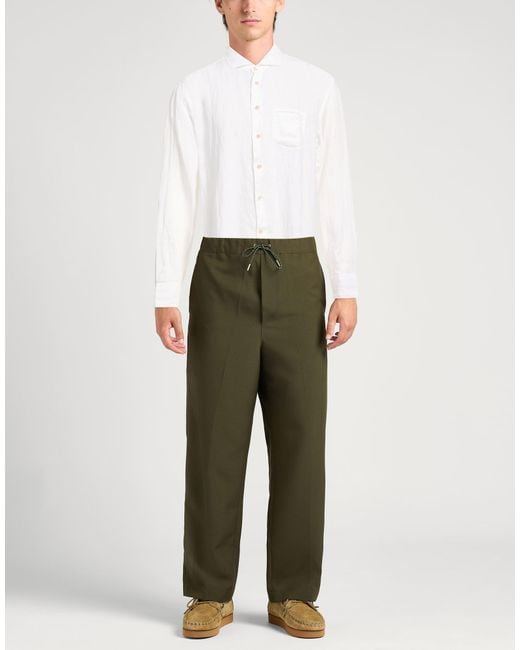 Eleventy White Platinum Shirt Linen for men