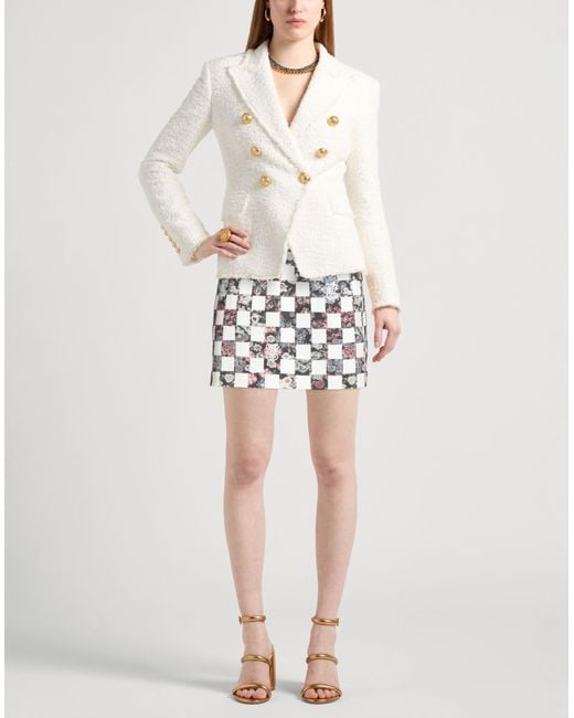 Giambattista Valli Gray Mini Skirt
