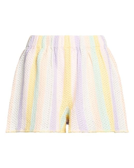 ARIZONA LOVE White Shorts & Bermuda Shorts Cotton