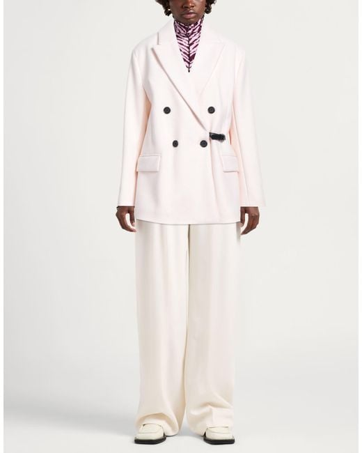 Haveone Natural Blazer Polyester, Wool