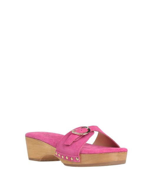 Ancient Greek Sandals Pink Mules & Clogs