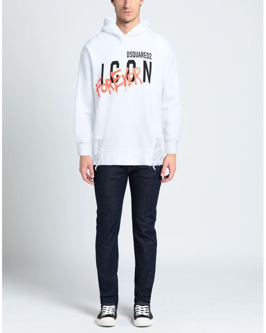 DSquared² White Sweatshirt for men