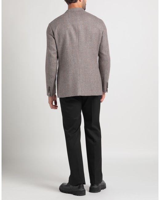 Etro Gray Blazer Wool for men