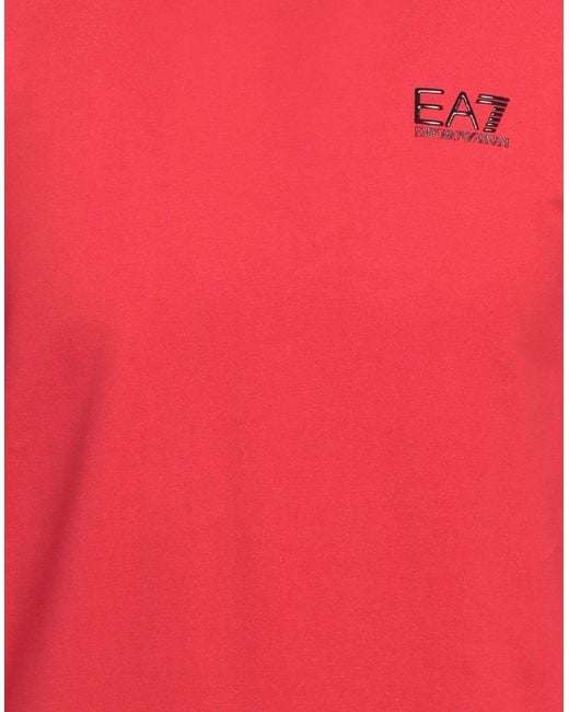 EA7 Red Sweatshirt for men