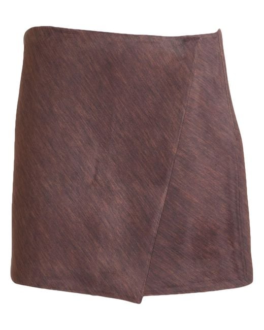 Philosophy Di Lorenzo Serafini Purple Mini Skirt