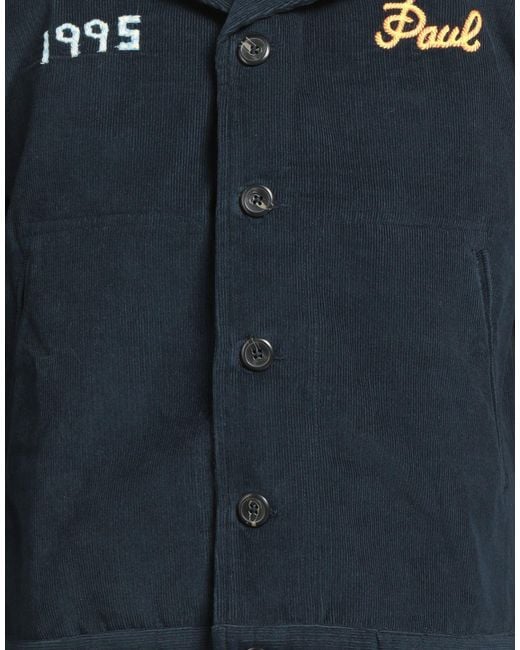 Paul & Joe Blue Jacket Cotton for men