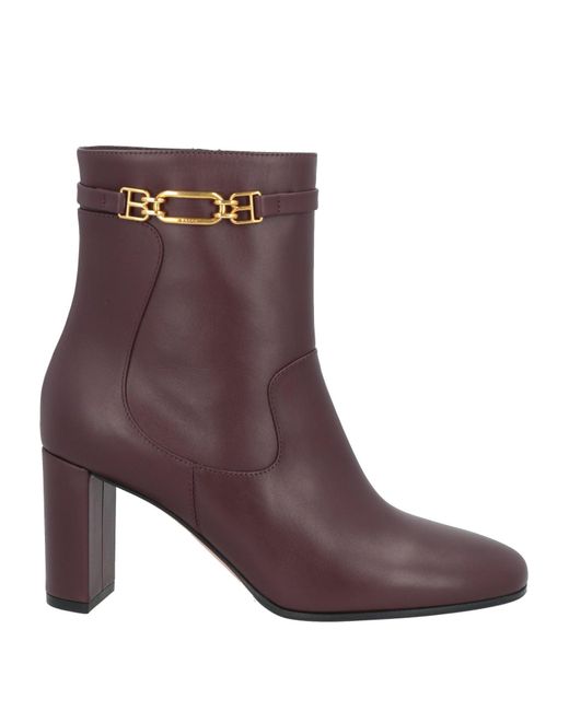Bally Purple Ankle Boots