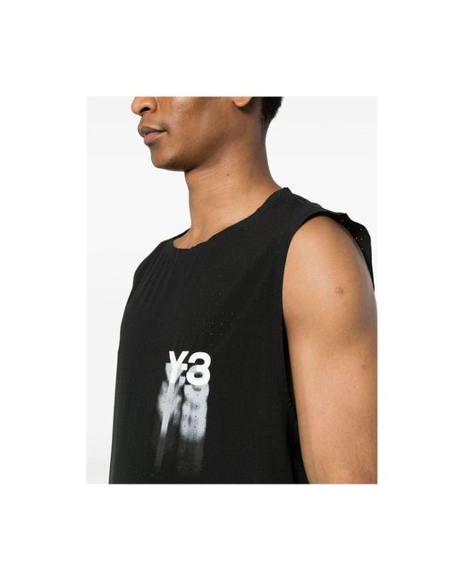 Camiseta de tirantes Y-3 de hombre de color Black
