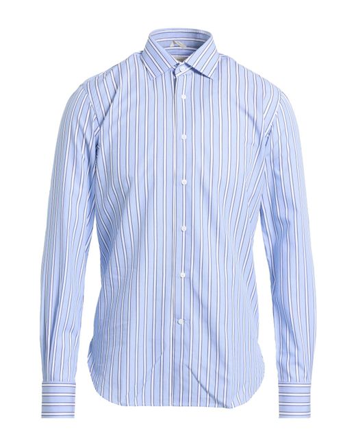 Del Siena Blue Light Shirt Cotton for men