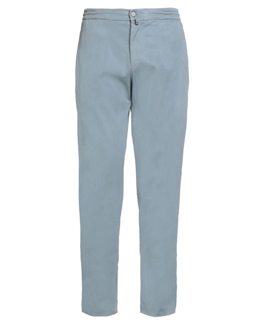 Kiton Blue Light Pants Lycra, Cotton, Elastane for men