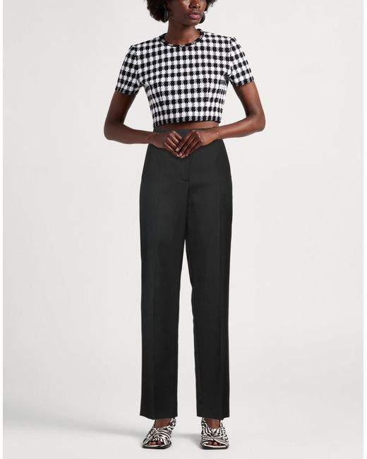 Calvin Klein Black Pants Polyester, Viscose