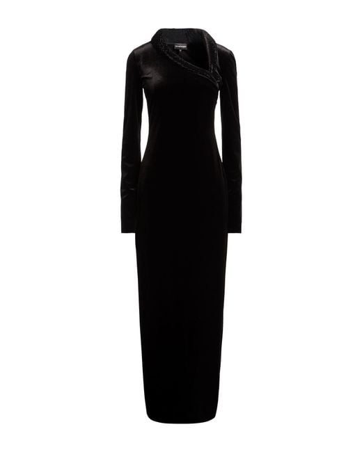 Emporio Armani Black Maxi Dress