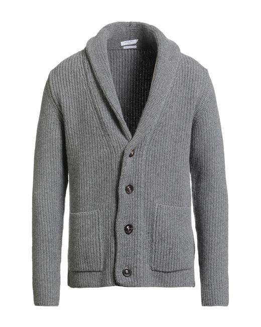 Boglioli Gray Cardigan for men