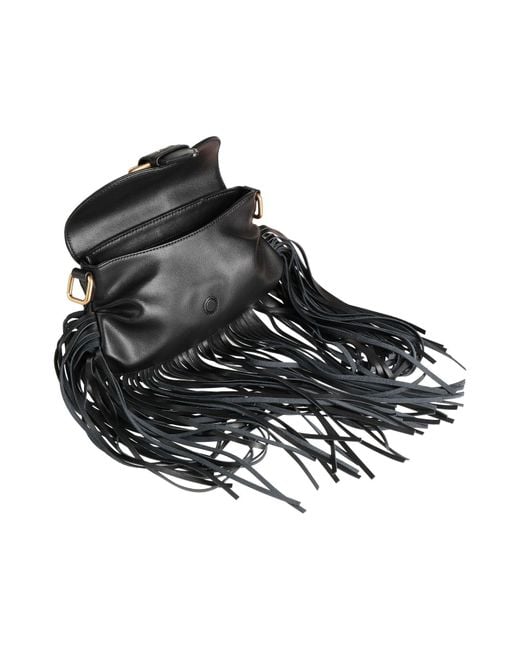 Pinko Black Cross-Body Bag Calfskin