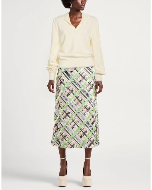 Pinko White Ivory Sweater Wool, Cashmere
