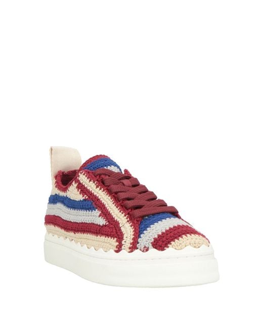 Chloé Red Trainers