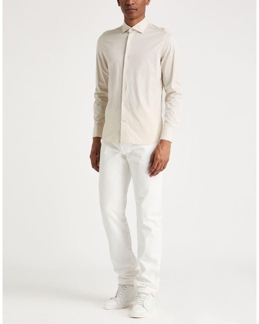 Camisa Sonrisa de hombre de color White