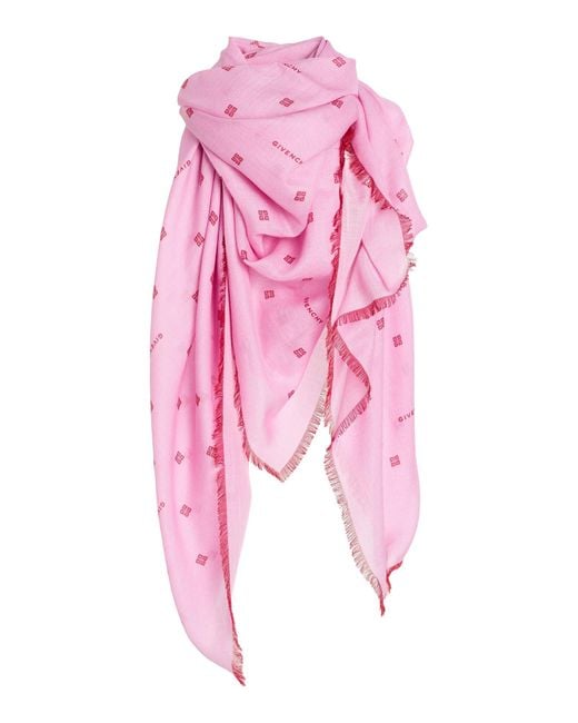Écharpe Givenchy en coloris Pink