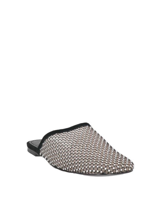 Bibi Lou White Mules & Clogs