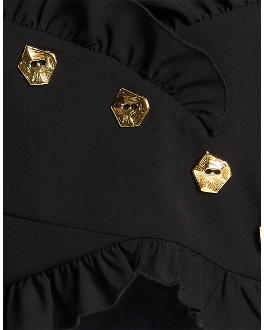 Violante Nessi Black Top Polyester, Elastane
