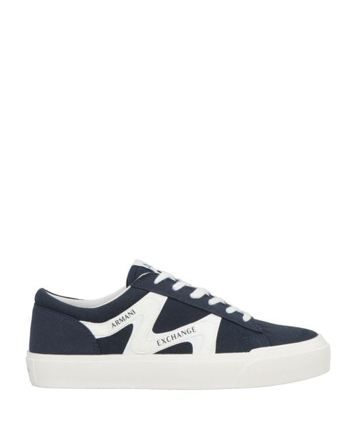 ARMANI EXCHANGE Blue Trainers for men