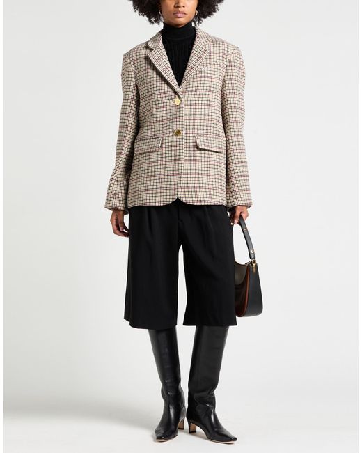 Ganni Gray Blazers