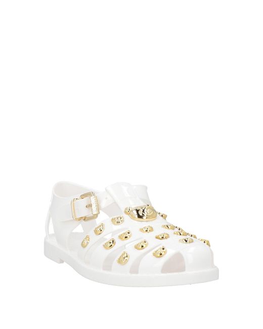 Moschino White Sandals