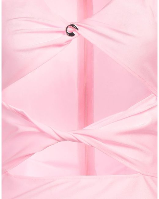 Coperni Pink Mini Dress Polyamide, Elastane