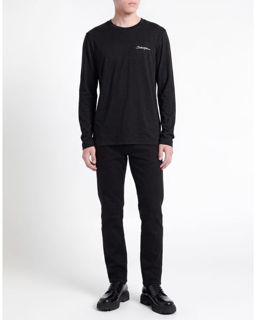 Dolce & Gabbana Black T-Shirts for men