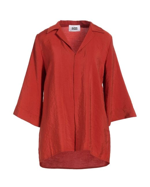 Alpha Studio Red Shirts