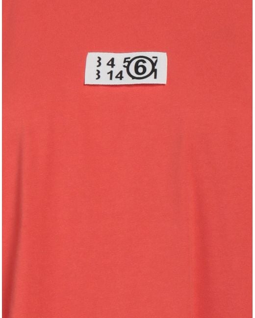 Camiseta MM6 by Maison Martin Margiela de color Red