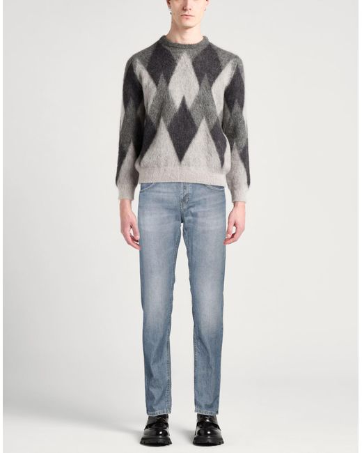Dondup Blue Distressed Slim-Fit Jeans for men