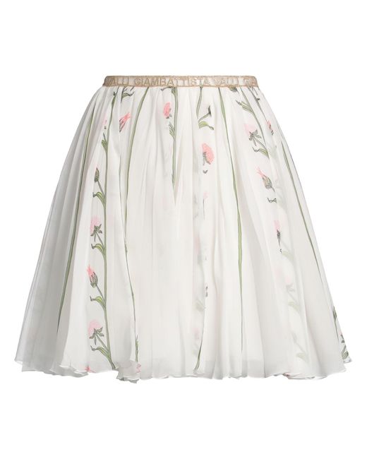 Giambattista Valli White Mini Skirt