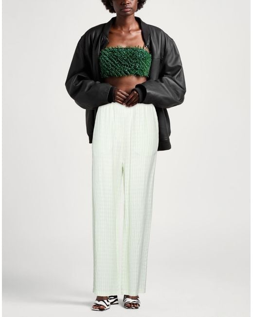 Barena White Pants Viscose