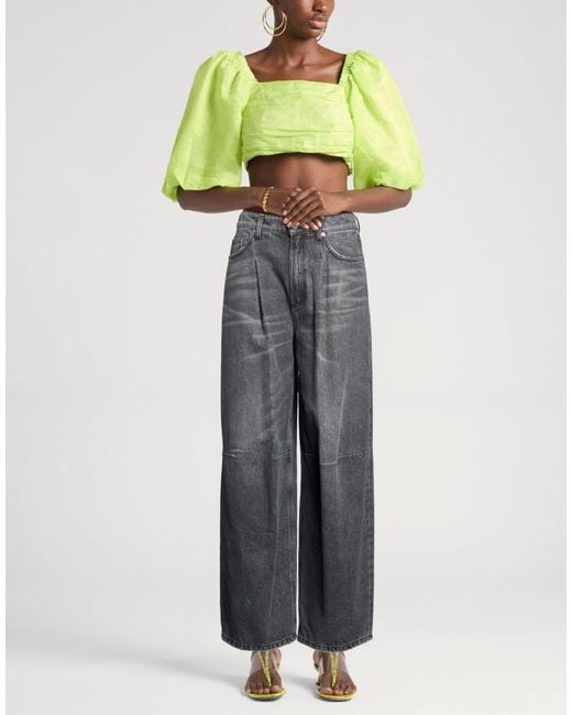 Department 5 Gray Charcoal Jeans Cotton