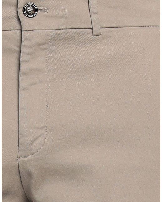 Cruna Gray Khaki Pants Cotton, Elastane for men
