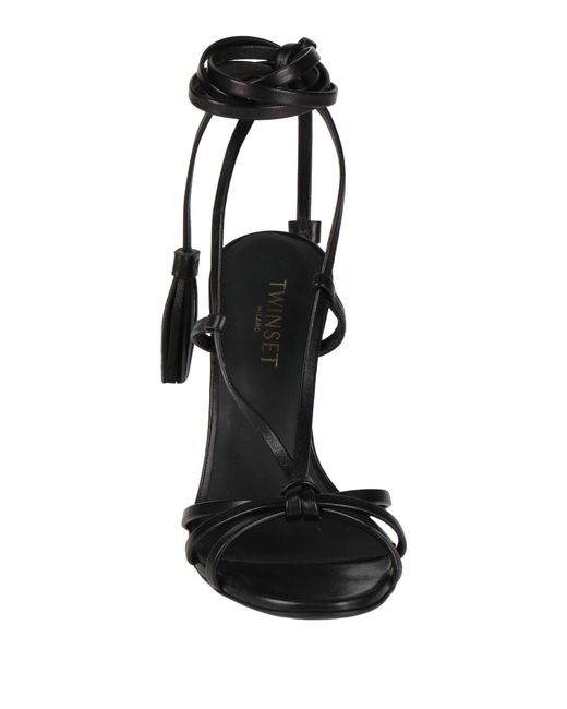 Twinset Black Sandals