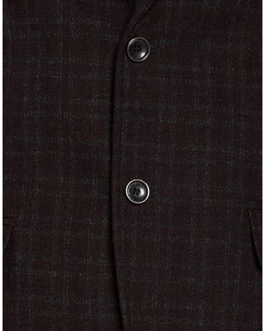 Massimo Rebecchi Black Blazer Polyester, Wool for men
