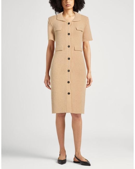 N°21 Natural Midi Dress Wool, Acrylic, Alpaca Wool