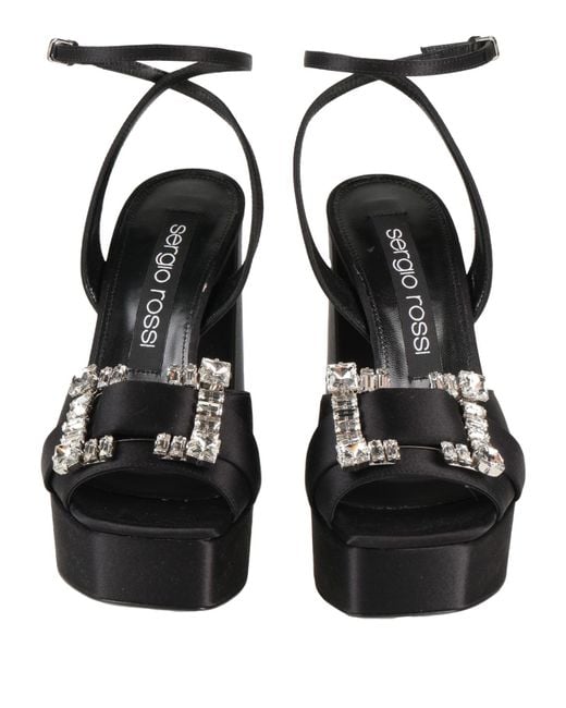 Sergio Rossi Black Sandals