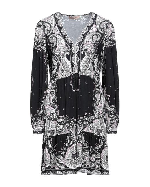 Twinset Gray Mini Dress