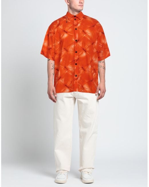 MSGM Hemd in Orange für Herren