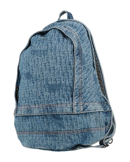 DIESEL Blue Backpack for men