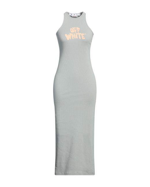 Off-White c/o Virgil Abloh White Maxi Dress