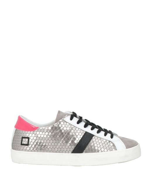 Date Metallic Sneakers Leather
