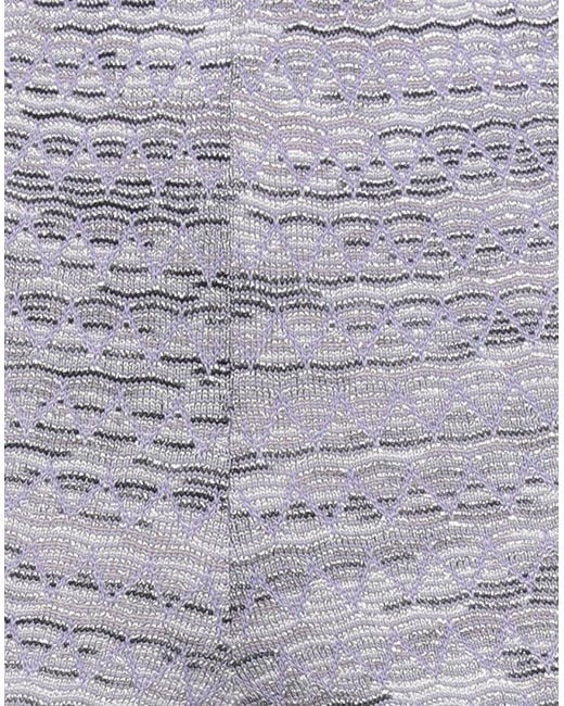 Missoni Gray Pants Cotton, Wool, Viscose, Metallic Fiber, Synthetic Fibers
