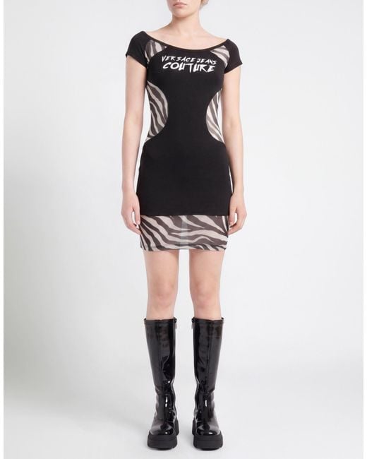 Versace Jeans Couture Black Mini Dresses