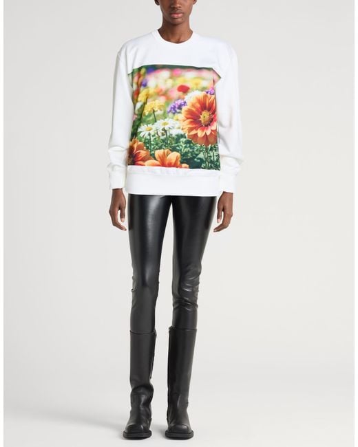 Comme des Garçons White Sweatshirt Polyester, Cotton