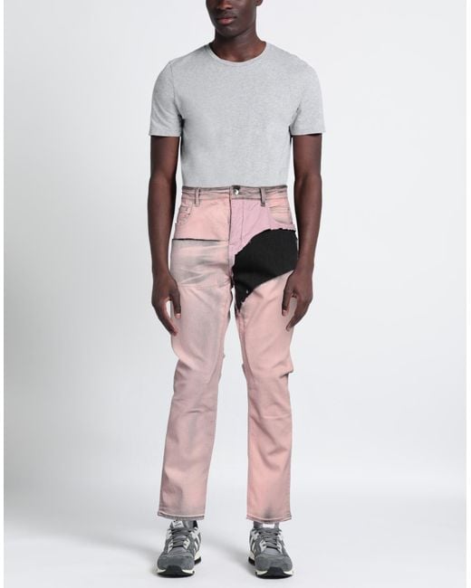 Rick Owens Pink Jeans for men