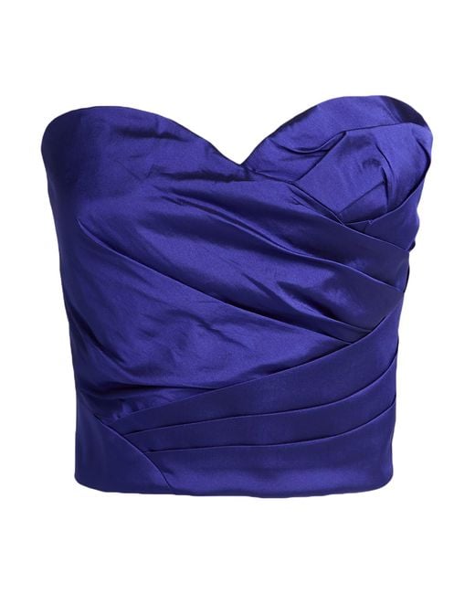 Top Camilla de color Blue